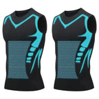 🔥LAST DAY SALE 50% OFF💪Men's Cool Breathable Sleeveless Quick-Dry Tank Tops – Stretchy Slim-Fit Printed Athletic Workout Training Tees