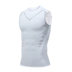 🔥LAST DAY SALE 50% OFF💪Men's Cool Breathable Sleeveless Quick-Dry Tank Tops – Stretchy Slim-Fit Printed Athletic Workout Training Tees