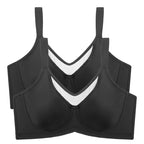 ⏳LAST WEEK SALE -ONLY ＄10.99!🖤💐Women's Elegant Sheer Full Coverage Plus Size Bra