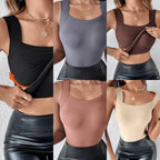 Women’s Thermal U-Neck Top with Built-In Bra