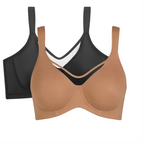 Women's Elegant Sheer Full Coverage Plus Size Bra