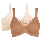 Women's Elegant Sheer Full Coverage Plus Size Bra