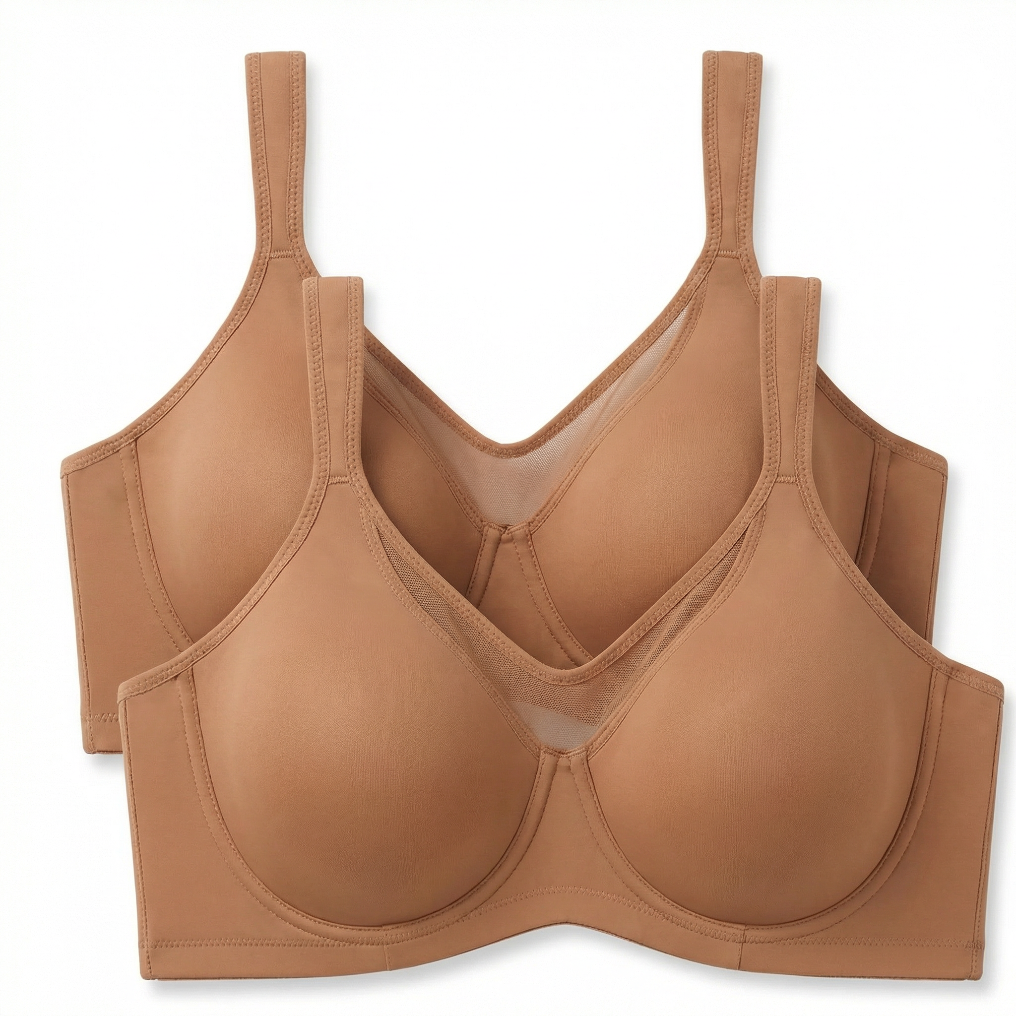 ⏳LAST WEEK SALE -ONLY ＄10.99!🖤💐Women's Elegant Sheer Full Coverage Plus Size Bra