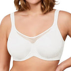 ⏳LAST WEEK SALE -ONLY ＄10.99!🖤💐Women's Elegant Sheer Full Coverage Plus Size Bra