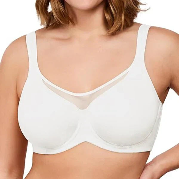 ⏳LAST WEEK SALE -ONLY ＄10.99!🖤💐Women's Elegant Sheer Full Coverage Plus Size Bra
