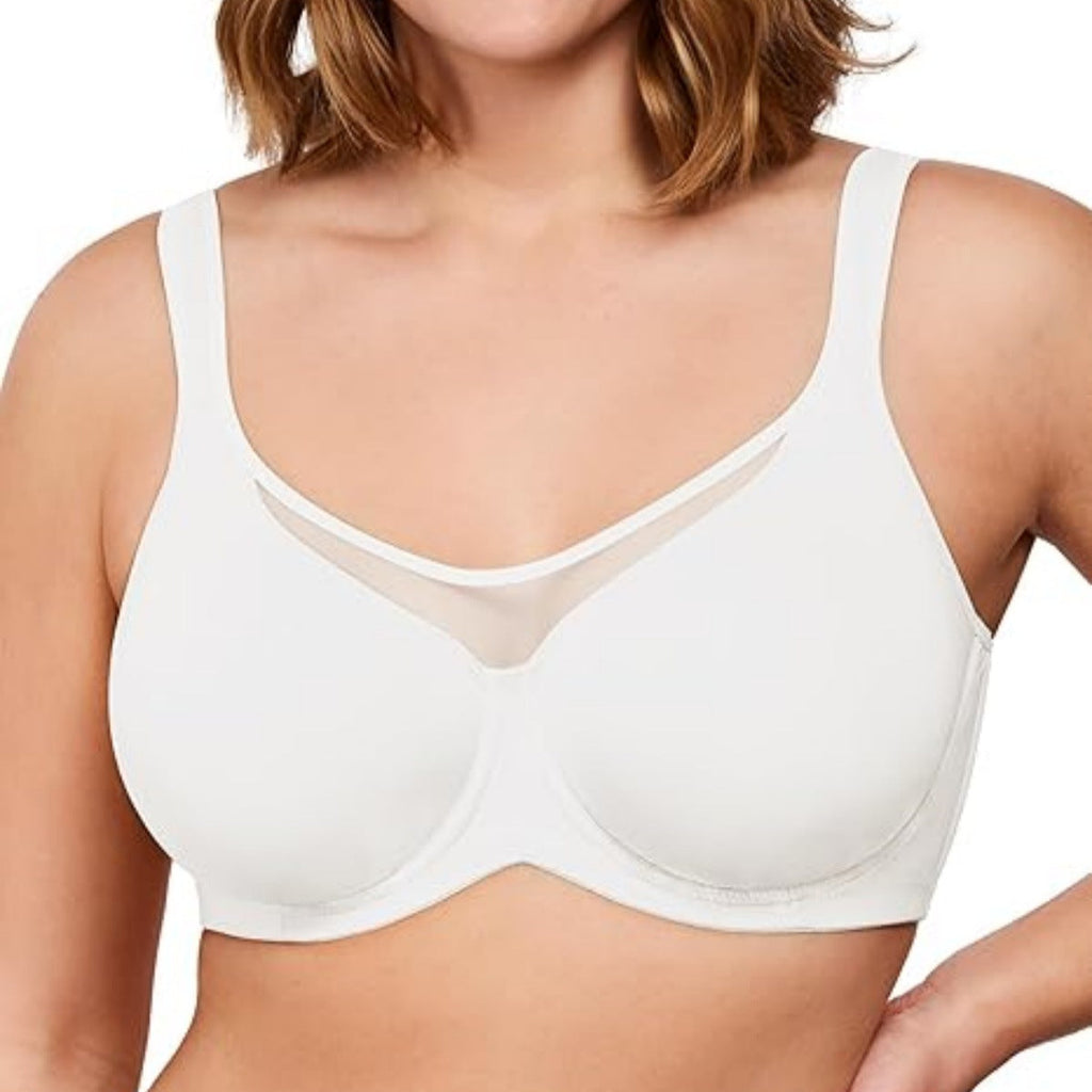 ⏳LAST WEEK SALE -ONLY ＄10.99!🖤💐Women's Elegant Sheer Full Coverage Plus Size Bra