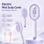 💖LAST DAY SALE 70% OFF💁‍♀️✨Electric Spray Air Cushion Massage Comb💨| Self-Cleaning Anti-Tangle ✨ | Perfect for Dry, Brittle Hair 💧🌟