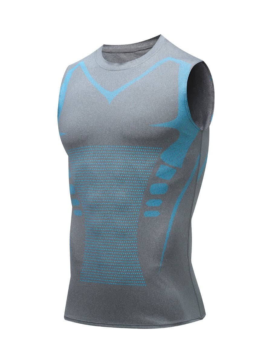 🔥LAST DAY SALE 50% OFF💪Men's Cool Breathable Sleeveless Quick-Dry Tank Tops – Stretchy Slim-Fit Printed Athletic Workout Training Tees