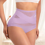 🌸Last Day-Buy 1 Get 3 Packs✨Plus-Size High-Waist Cross Tummy Control Panties✨
