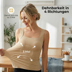 Women’s Thermal U-Neck Top with Built-In Bra