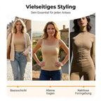 Women’s Thermal U-Neck Top with Built-In Bra