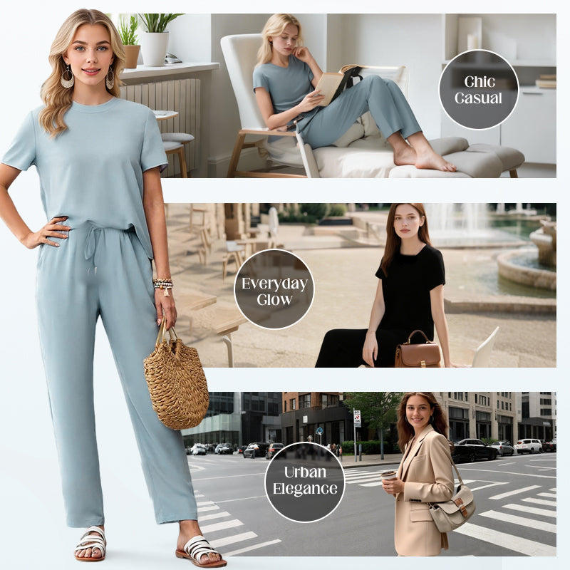 🌸New Arrival 50%OFF💖 Women's Soft Casual Top and Pants Set