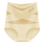 🌸Last Day-Buy 1 Get 3 Packs✨Plus-Size High-Waist Cross Tummy Control Panties✨