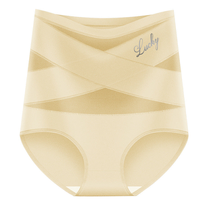 🌸Last Day-Buy 1 Get 3 Packs✨Plus-Size High-Waist Cross Tummy Control Panties✨