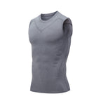 🔥LAST DAY SALE 50% OFF💪Men's Cool Breathable Sleeveless Quick-Dry Tank Tops – Stretchy Slim-Fit Printed Athletic Workout Training Tees
