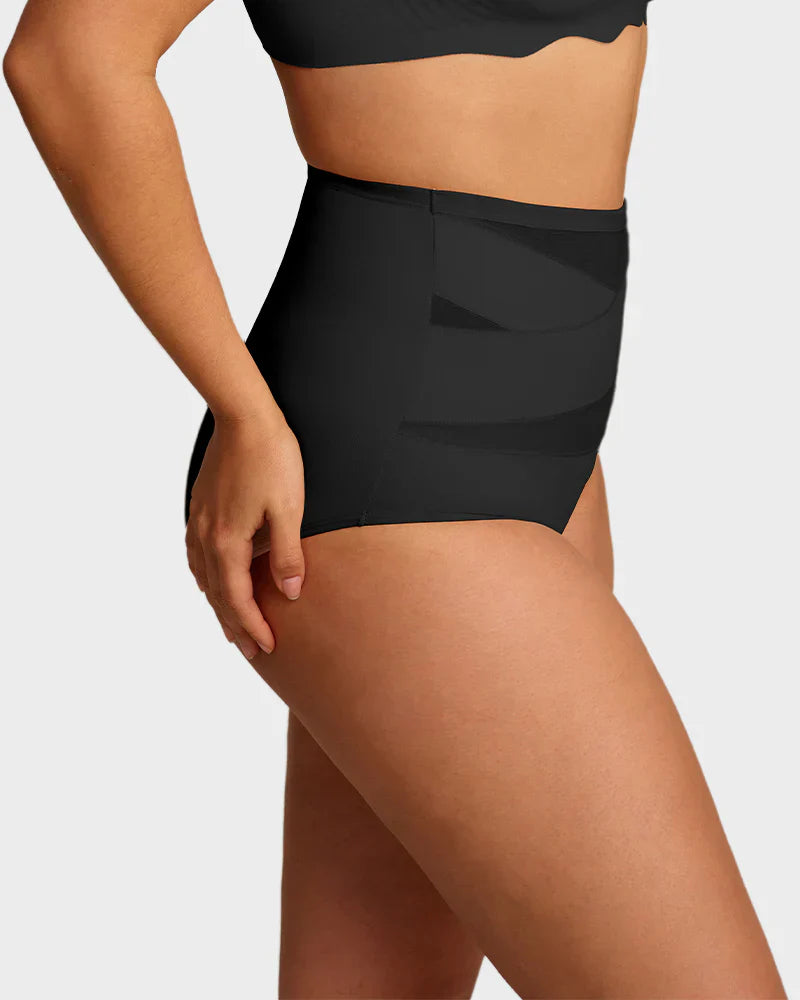 🌸Last Day-Buy 1 Get 3 Packs✨Plus-Size High-Waist Cross Tummy Control Panties✨