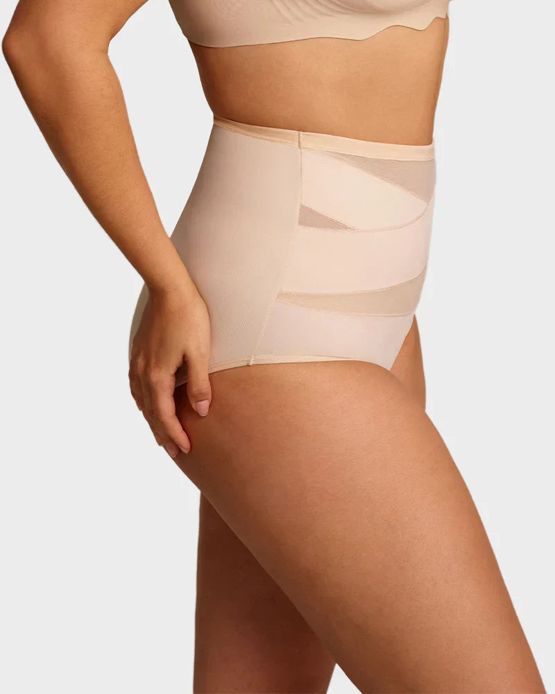 🌸Last Day-Buy 1 Get 3 Packs✨Plus-Size High-Waist Cross Tummy Control Panties✨