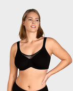 ⏳LAST WEEK SALE -ONLY ＄10.99!🖤💐Women's Elegant Sheer Full Coverage Plus Size Bra