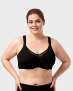 Women's Elegant Sheer Full Coverage Plus Size Bra