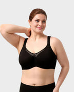 ⏳LAST WEEK SALE -ONLY ＄10.99!🖤💐Women's Elegant Sheer Full Coverage Plus Size Bra