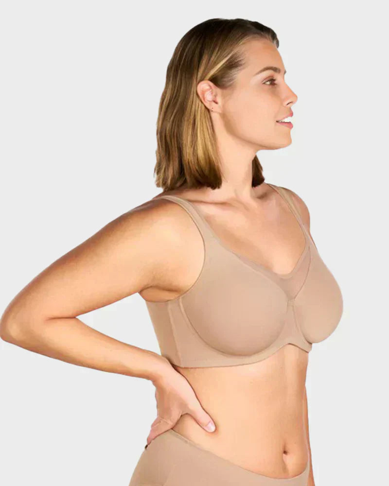 ⏳LAST WEEK SALE -ONLY ＄10.99!🖤💐Women's Elegant Sheer Full Coverage Plus Size Bra