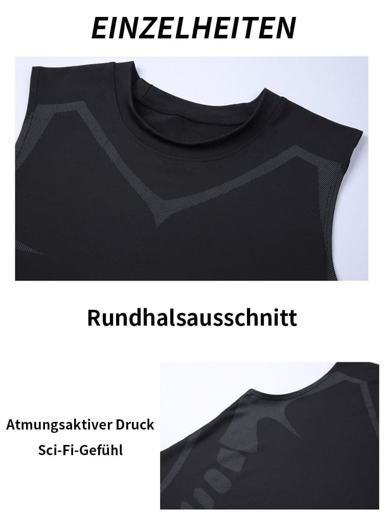 🔥LAST DAY SALE 50% OFF💪Men's Cool Breathable Sleeveless Quick-Dry Tank Tops – Stretchy Slim-Fit Printed Athletic Workout Training Tees