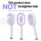 💖LAST DAY SALE 70% OFF💁‍♀️✨Electric Spray Air Cushion Massage Comb💨| Self-Cleaning Anti-Tangle ✨ | Perfect for Dry, Brittle Hair 💧🌟