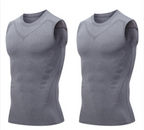 🔥LAST DAY SALE 50% OFF💪Men's Cool Breathable Sleeveless Quick-Dry Tank Tops – Stretchy Slim-Fit Printed Athletic Workout Training Tees