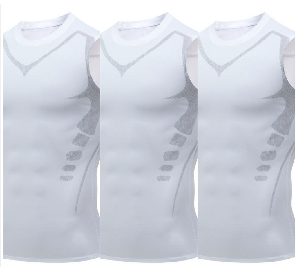 🔥LAST DAY SALE 50% OFF💪Men's Cool Breathable Sleeveless Quick-Dry Tank Tops – Stretchy Slim-Fit Printed Athletic Workout Training Tees