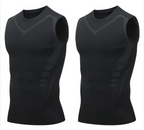 🔥LAST DAY SALE 50% OFF💪Men's Cool Breathable Sleeveless Quick-Dry Tank Tops – Stretchy Slim-Fit Printed Athletic Workout Training Tees