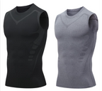 🔥LAST DAY SALE 50% OFF💪Men's Cool Breathable Sleeveless Quick-Dry Tank Tops – Stretchy Slim-Fit Printed Athletic Workout Training Tees
