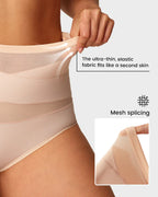 🌸Last Day-Buy 1 Get 3 Packs✨Plus-Size High-Waist Cross Tummy Control Panties✨