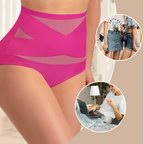 🌸Last Day-Buy 1 Get 3 Packs✨Plus-Size High-Waist Cross Tummy Control Panties✨