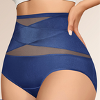 🌸Last Day-Buy 1 Get 3 Packs✨Plus-Size High-Waist Cross Tummy Control Panties✨