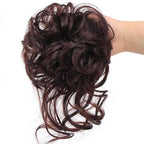 💁‍♀️LAST DAY - BUY 1 GET 1 FREE + FREE HAIRPIN!!🎁💗Messy Curly Hair Bun Scrunchie Extensions