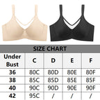 🏆💐Hopesleek® Women's Elegant Sheer Full Coverage Plus Size Bra