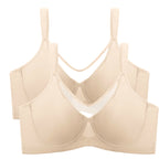 ⏳LAST WEEK SALE -ONLY ＄10.99!🖤💐Women's Elegant Sheer Full Coverage Plus Size Bra