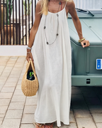 💃Hopesleek® Women's Solid Color Backless Cami Dress💕💖
