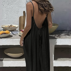 💃Hopesleek® Women's Solid Color Backless Cami Dress💕💖