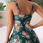 👙Last Day Sale 50% OFF💃Women's One Piece Tummy Control Tie Knot Swimsuit
