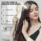 💖LAST DAY SALE 70% OFF💁‍♀️✨Electric Spray Air Cushion Massage Comb💨| Self-Cleaning Anti-Tangle ✨ | Perfect for Dry, Brittle Hair 💧🌟